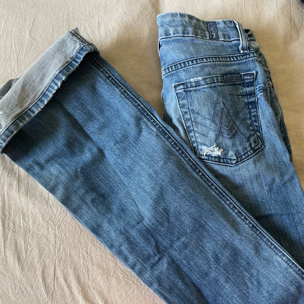 sevens of all mankind bootcut a pocket jeans